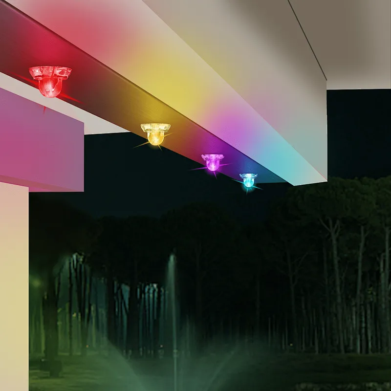 led pixel light rgbw chasing color smart wifi controlled led permanent outdoor light christmas decoation lighting
